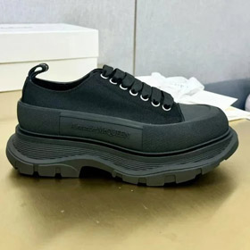 Alexander McQueen Tread Slick lace-up embossed ankle boots-2951