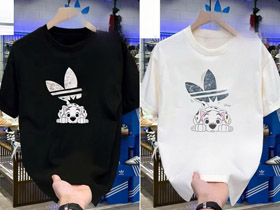 Adidas Disney Dalmatian Short Sleeve T-shirt-6628  